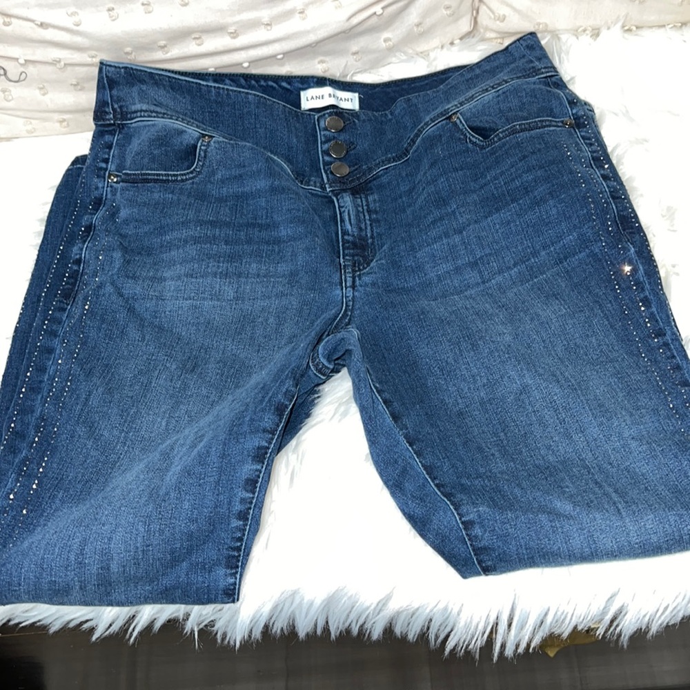 Lane Bryant rhinestone jeggings